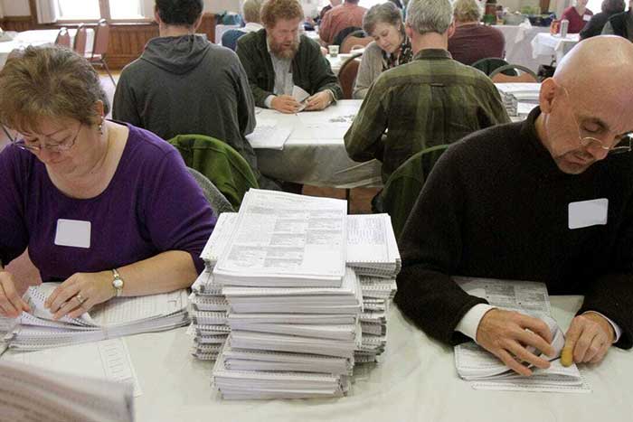 hand-ballots paper ballots