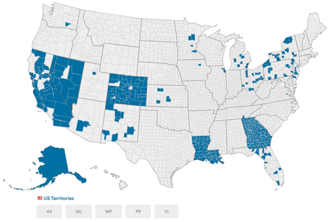 ImageCast Central Usage Map 2024