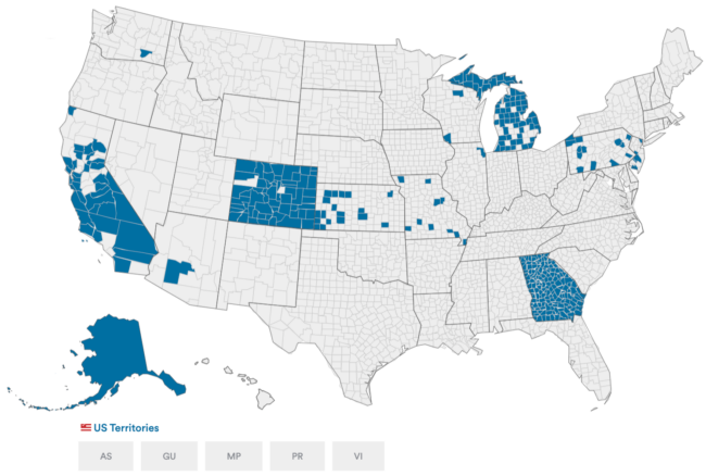 ImageCast X BMD Usage Map 2024